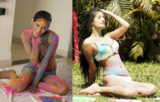 Poonam Pandey-Holi-1